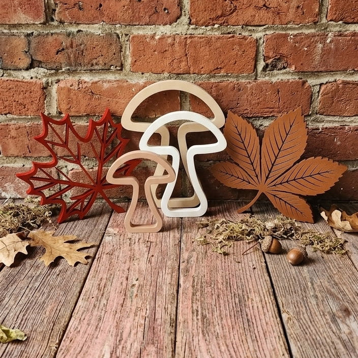Mushrooms - Set of 3 Decor