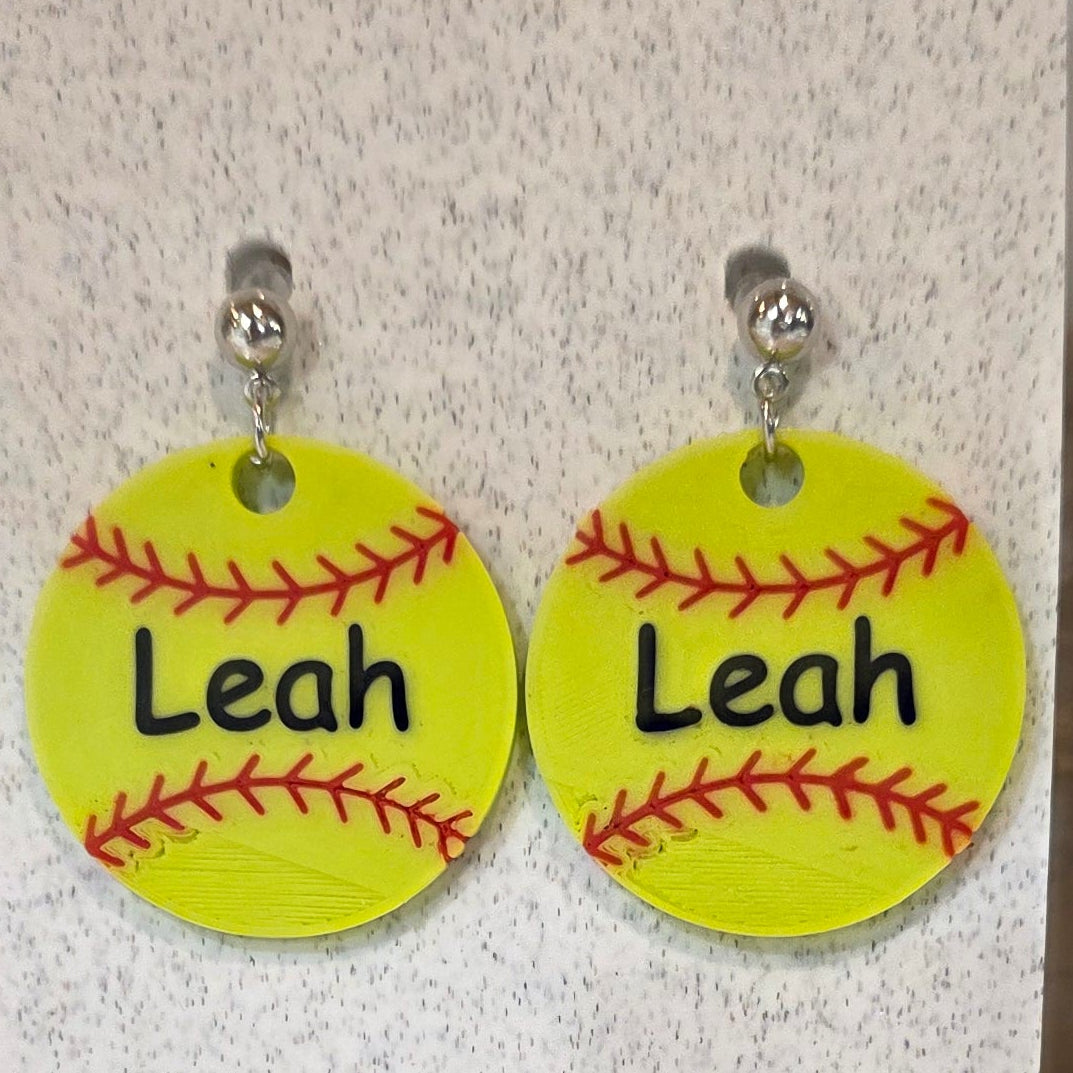 Customizable - Baseball/softball with Name/Number 1164