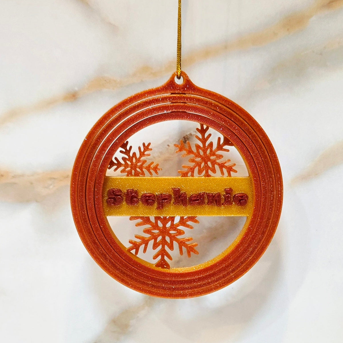 Customizable 4 Ring Ornament