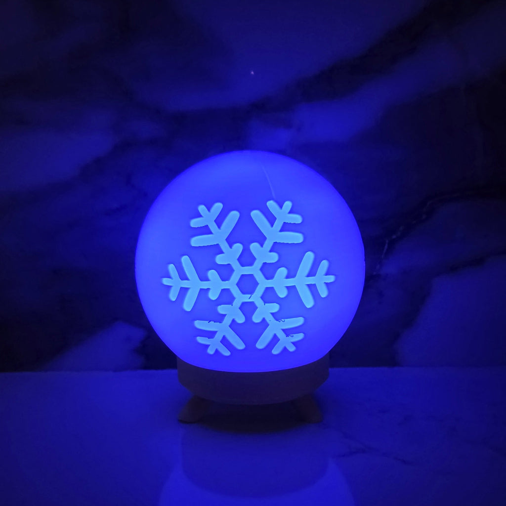 Tealight Ball - LED Only- Snowflake Tealight