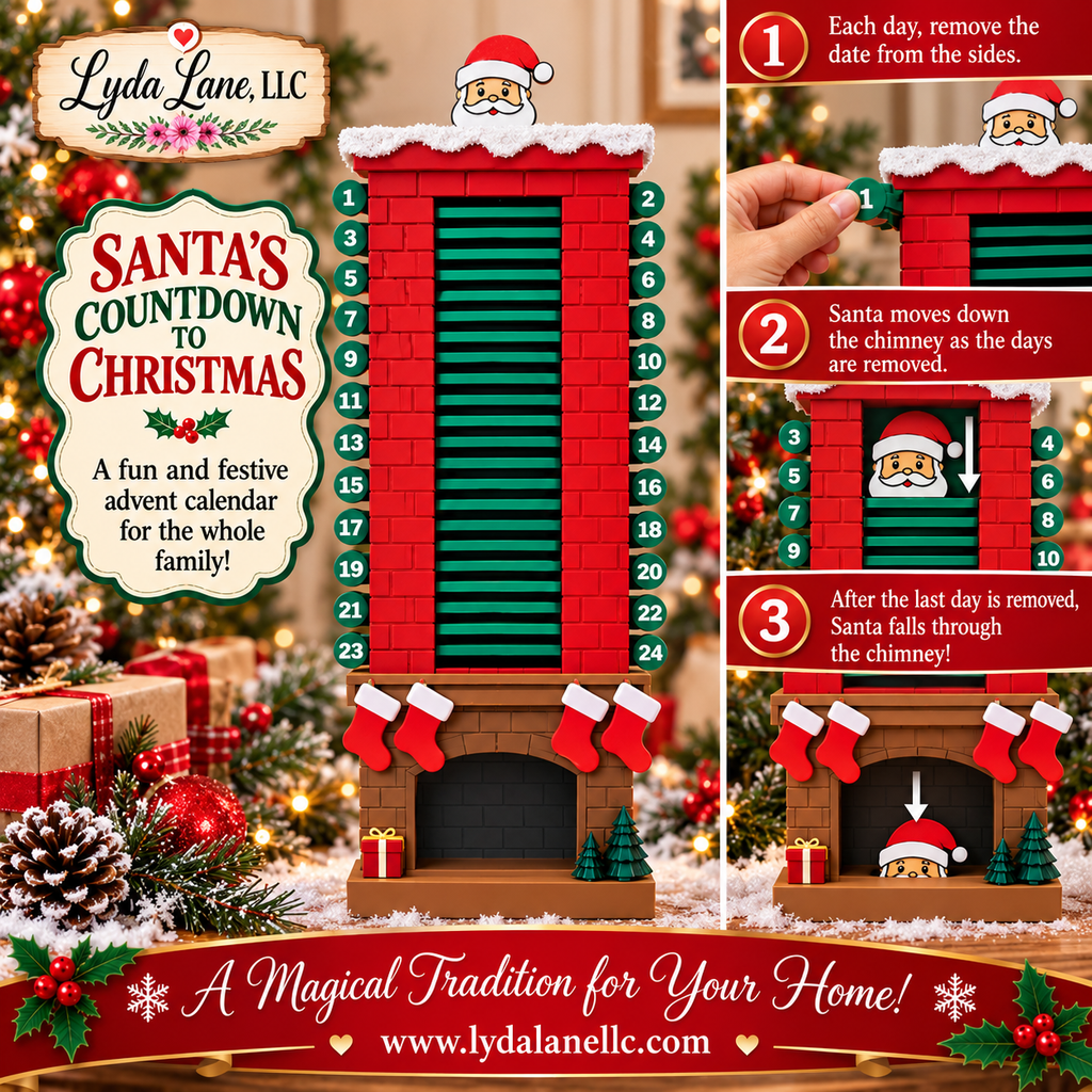 Santa Advent Chimney Drop Calendar