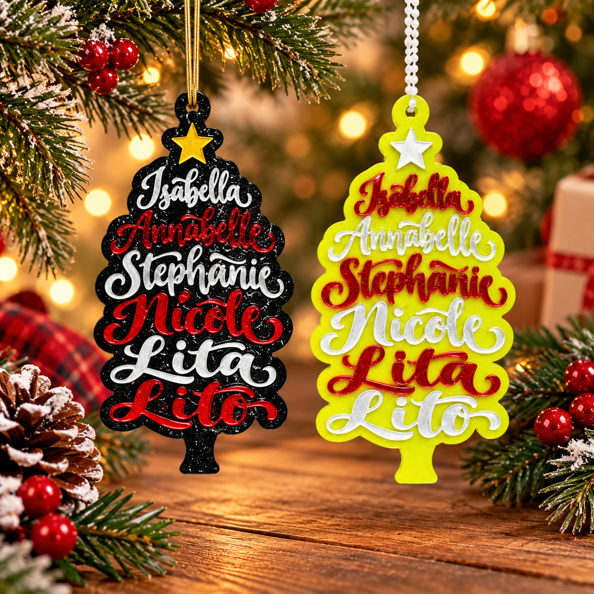 Customizable - Family Tree Ornament