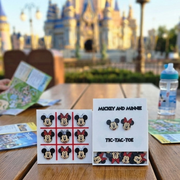 Tic Tac Toe Travel Case Set - M & M
