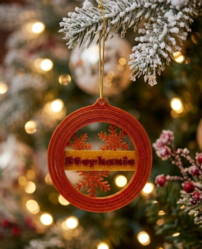 Customizable 4 Ring Ornament