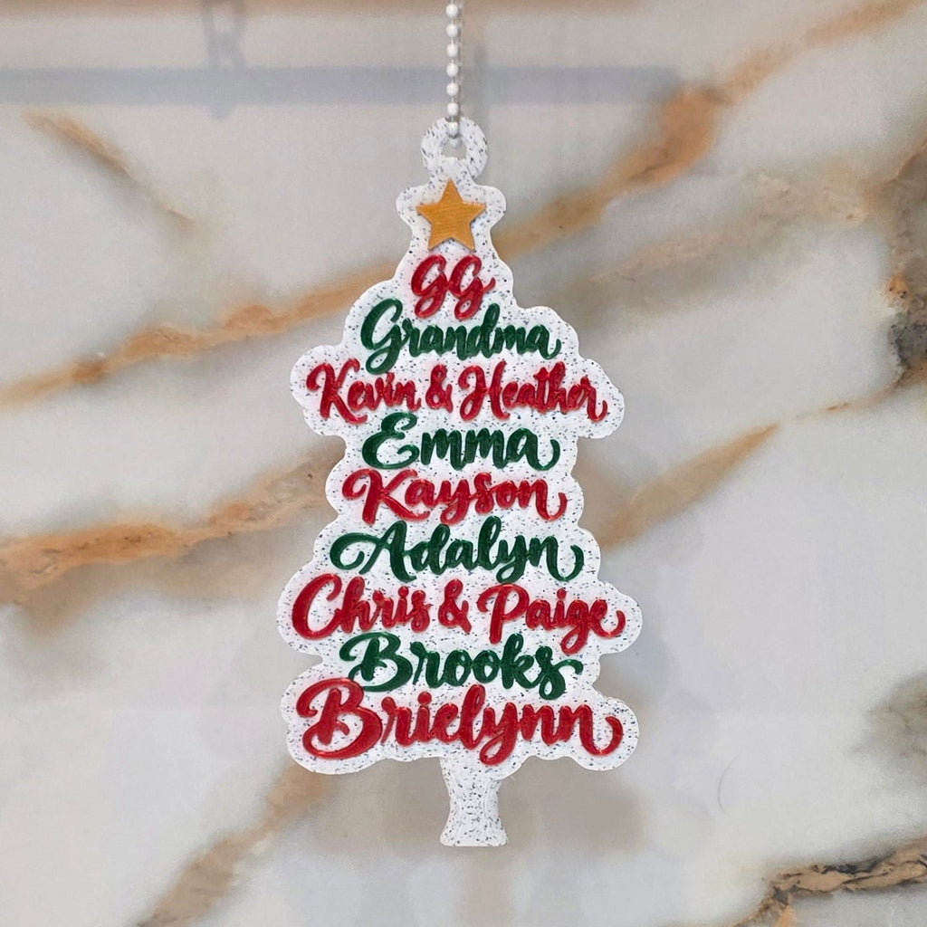 Customizable - Family Tree Ornament