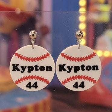 Customizable - Baseball/softball with Name/Number 1164
