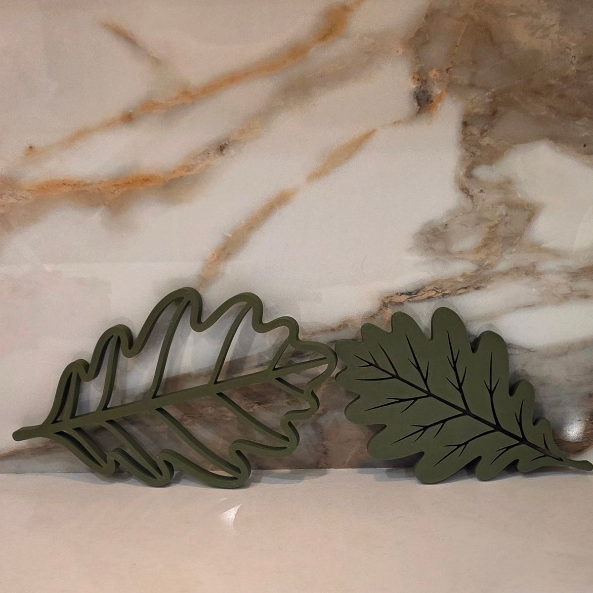 Set of Oak Leaves