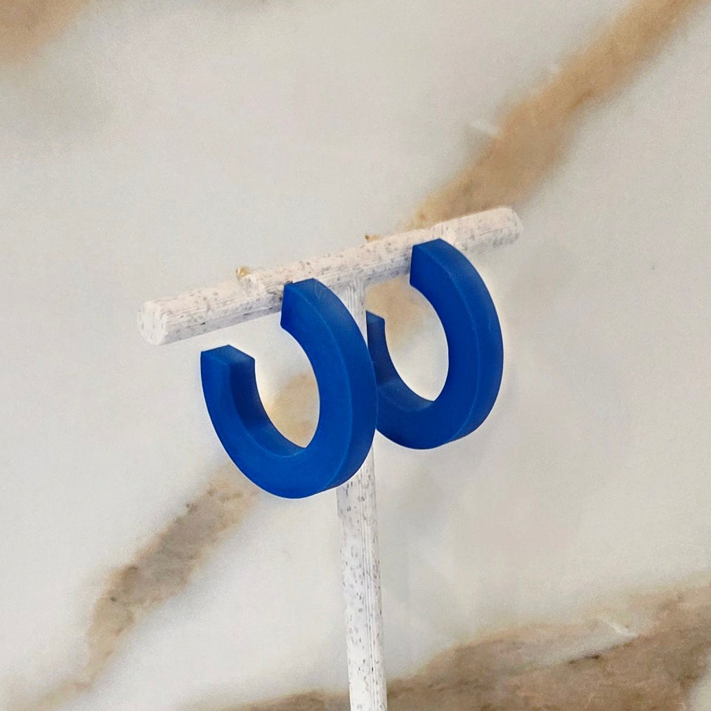 Fashion - Square Tube Hoop Blue