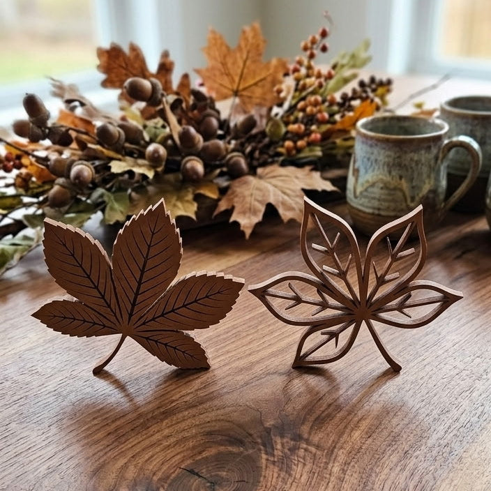 Set of Chestnut Leaves