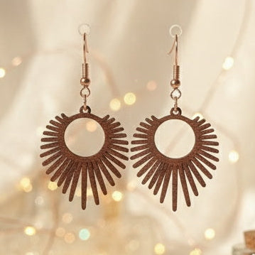 Fashion - Radial Hoop Brown Galaxy 1268