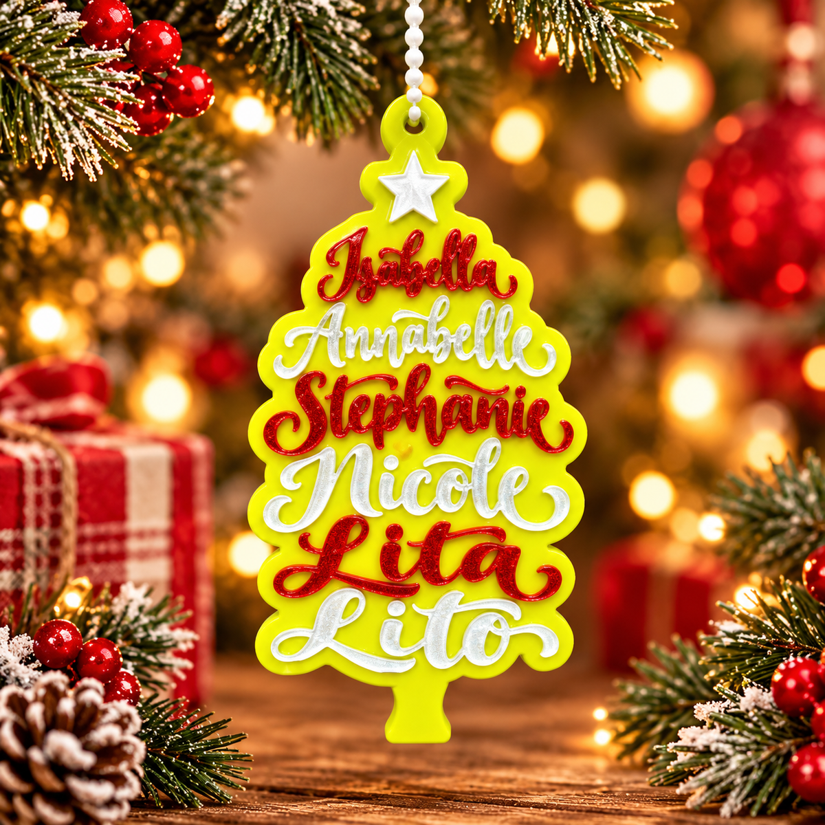 Customizable - Family Tree Ornament