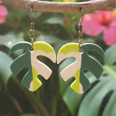 Monsera Leaf - Tri-Colored 1018