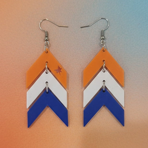 Customizable - School Color Chevron / Arrows