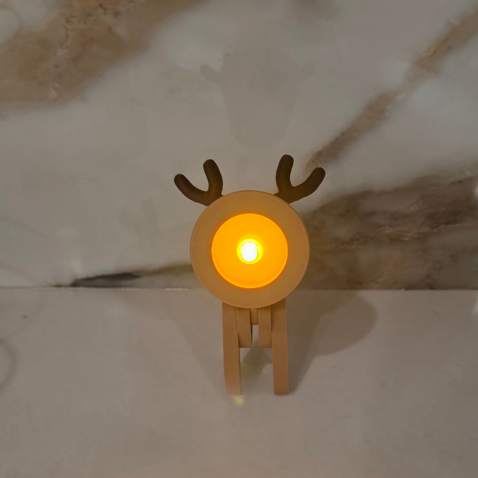 Desk Clock and/or LED Night Light - Deer