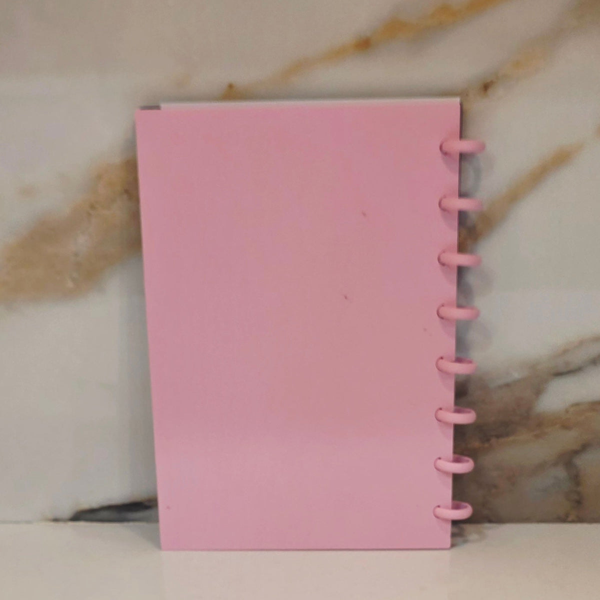 A5 Floral Notebook/Journal Cover  - Refillable - Indigo Purple & Sakura Pink