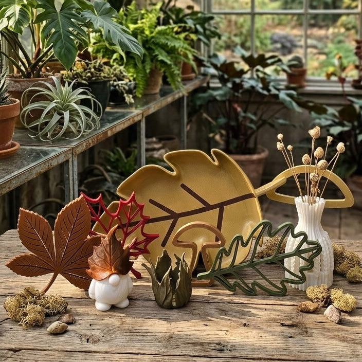 Set of Oak Leaves