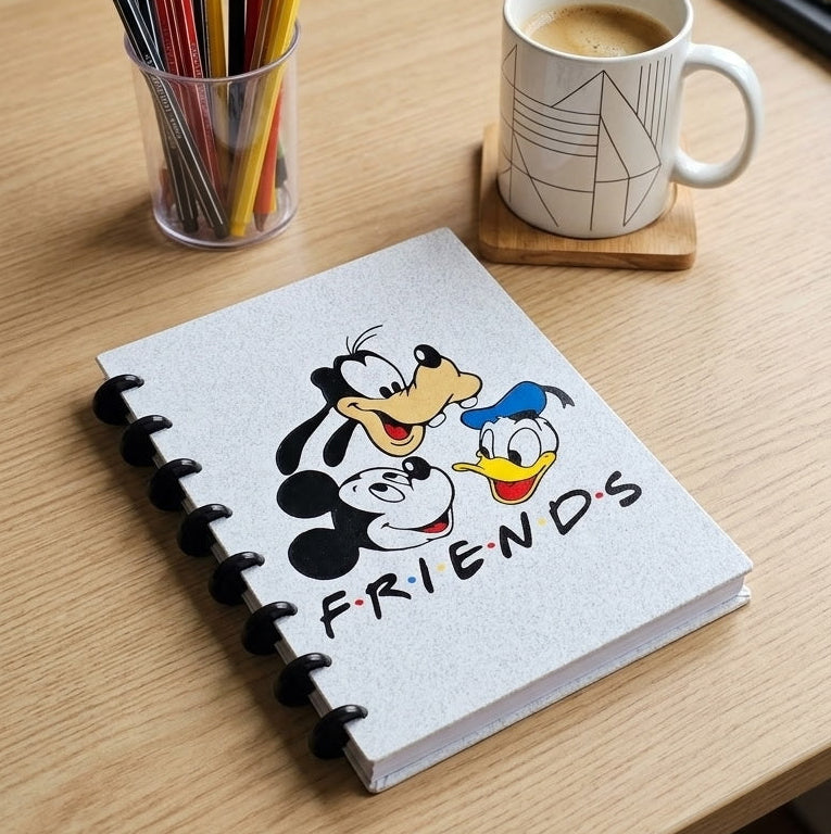 A5 Friends - Notebook/Journal Cover - Refillable