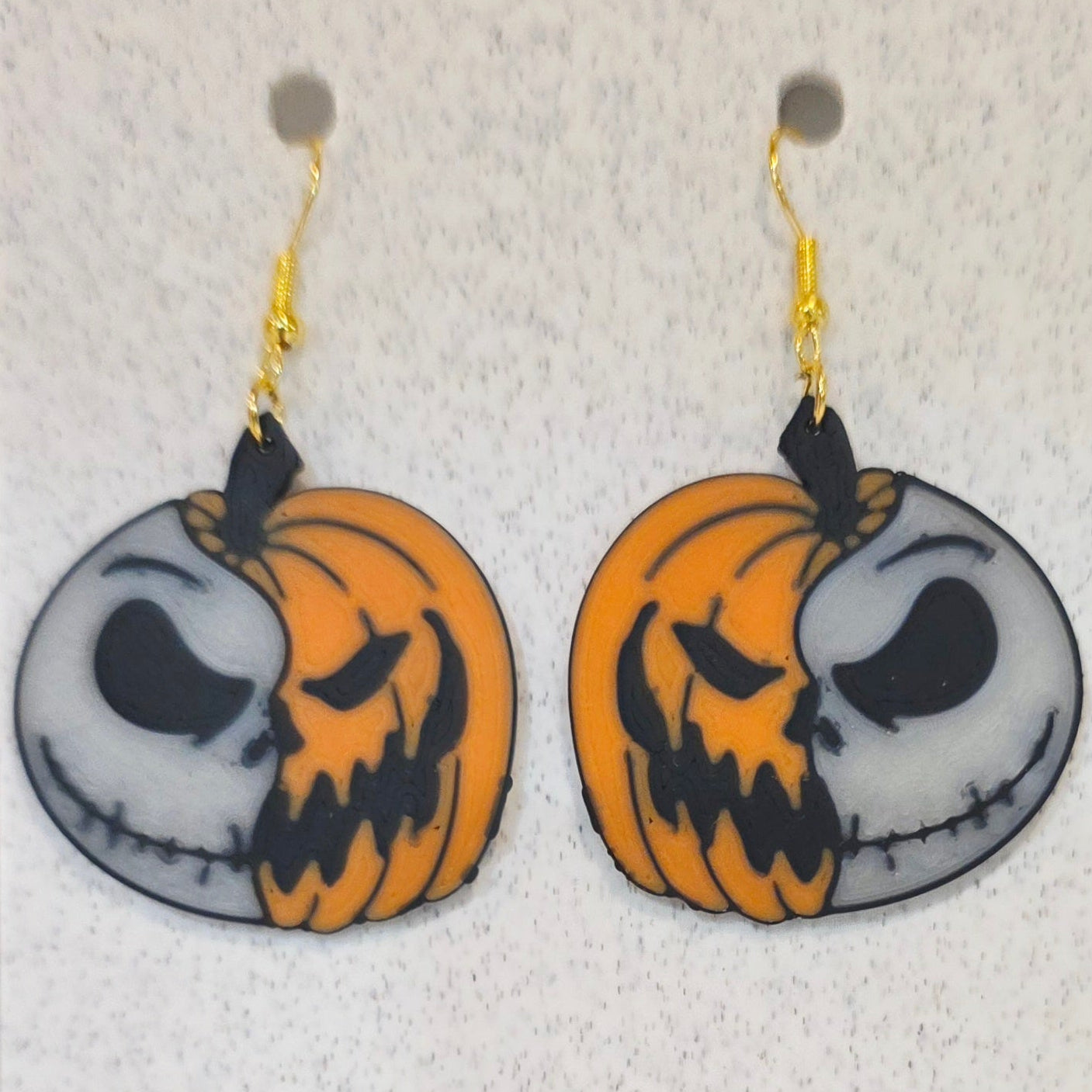 Fall - Skelly/Pumpkin Glow In The Dark (half)