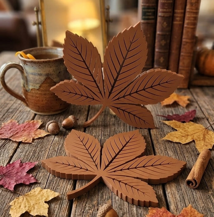 Set of Chestnut Leaves