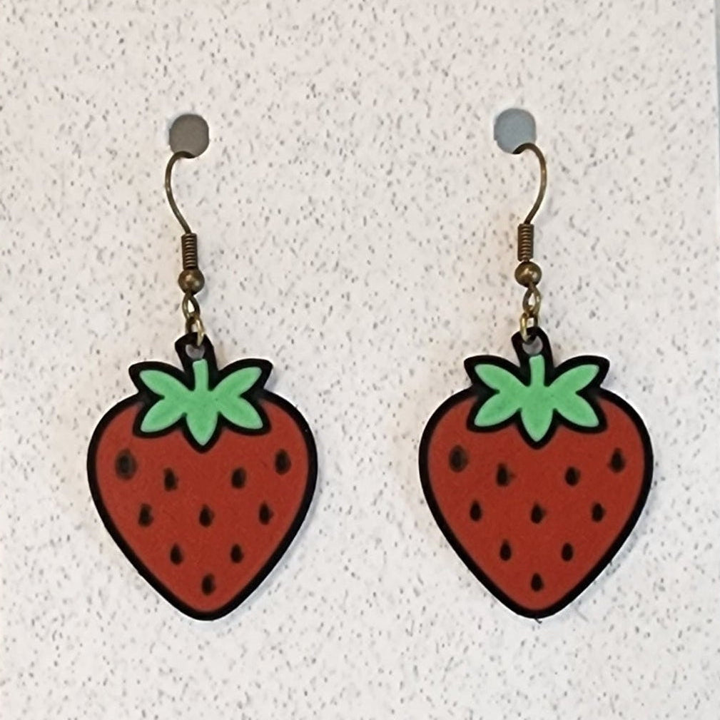 Strawberry Earring 1092