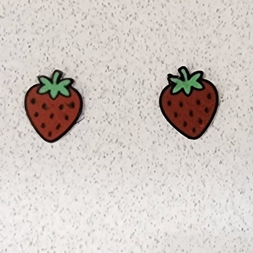 Strawberry Stud Earring 1092