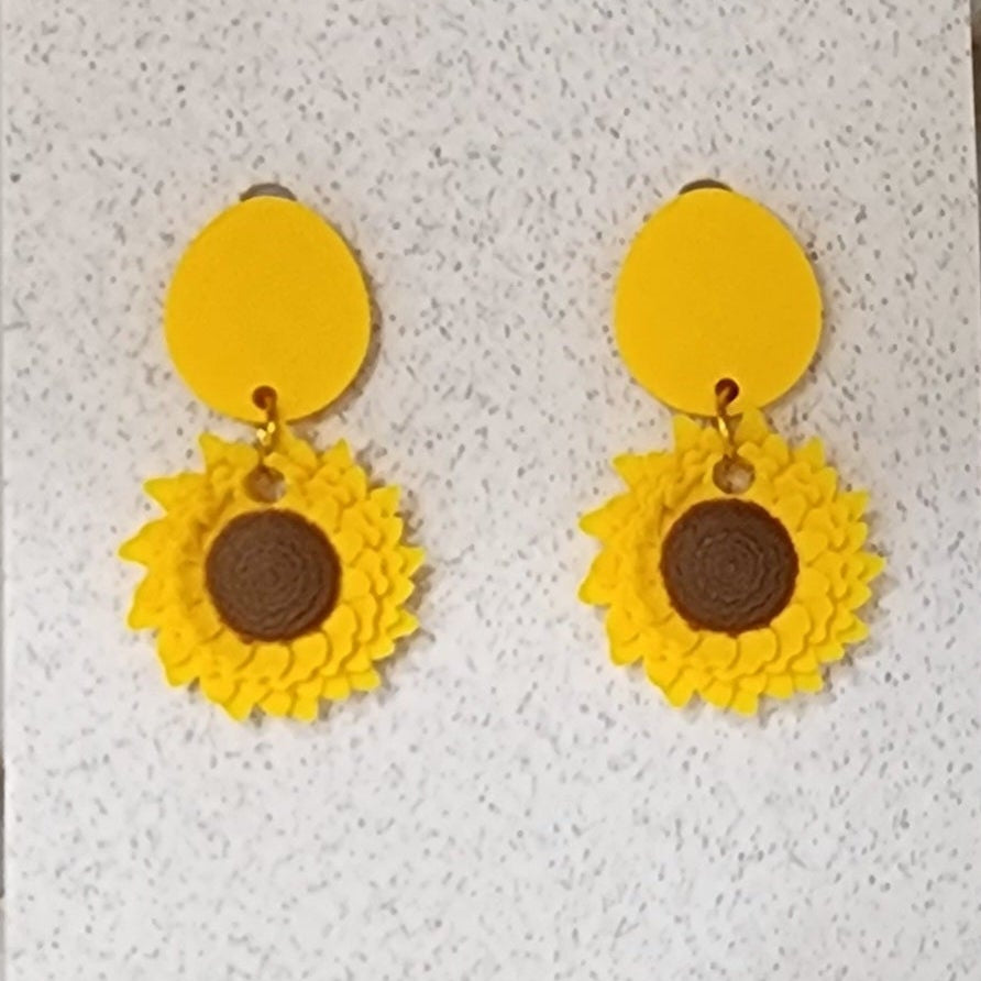 Sunflower Earring 1001