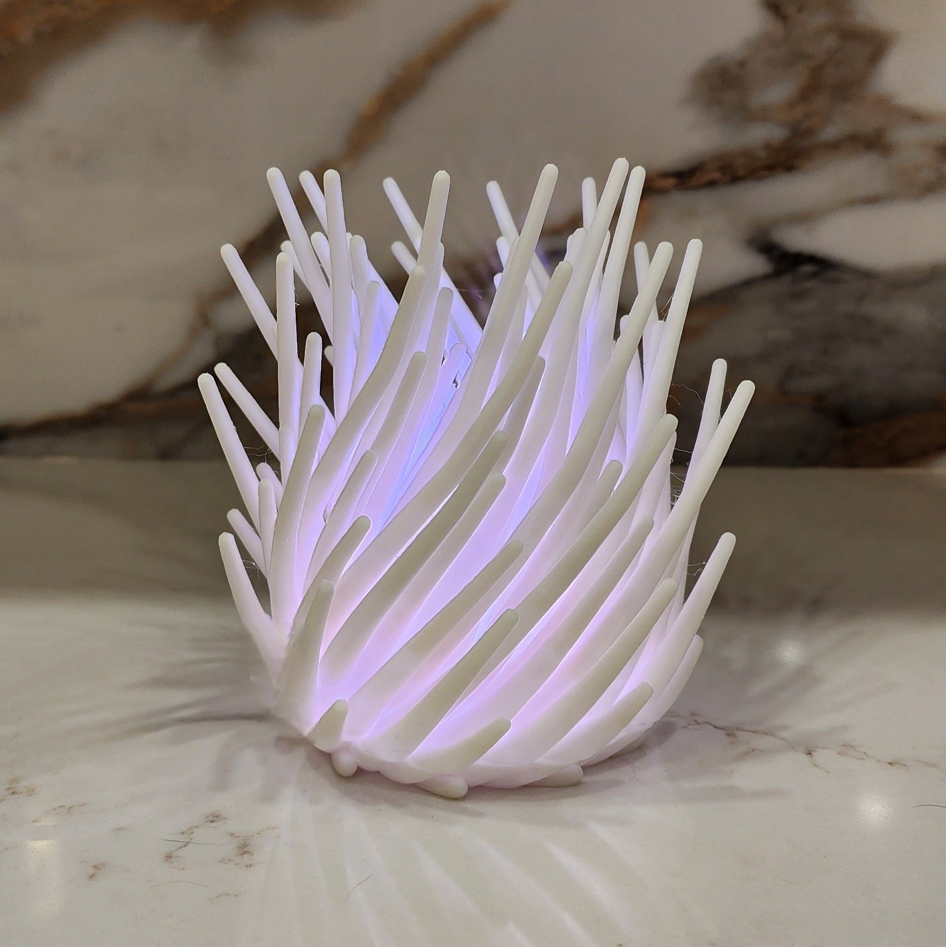 White Lamp with White Light